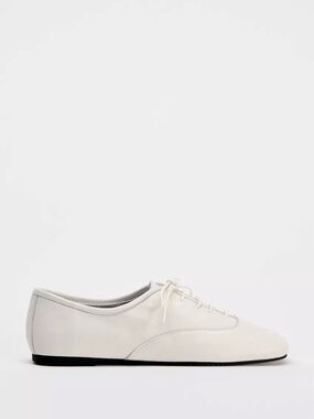 Zara Flat Shoe NWT - white 36